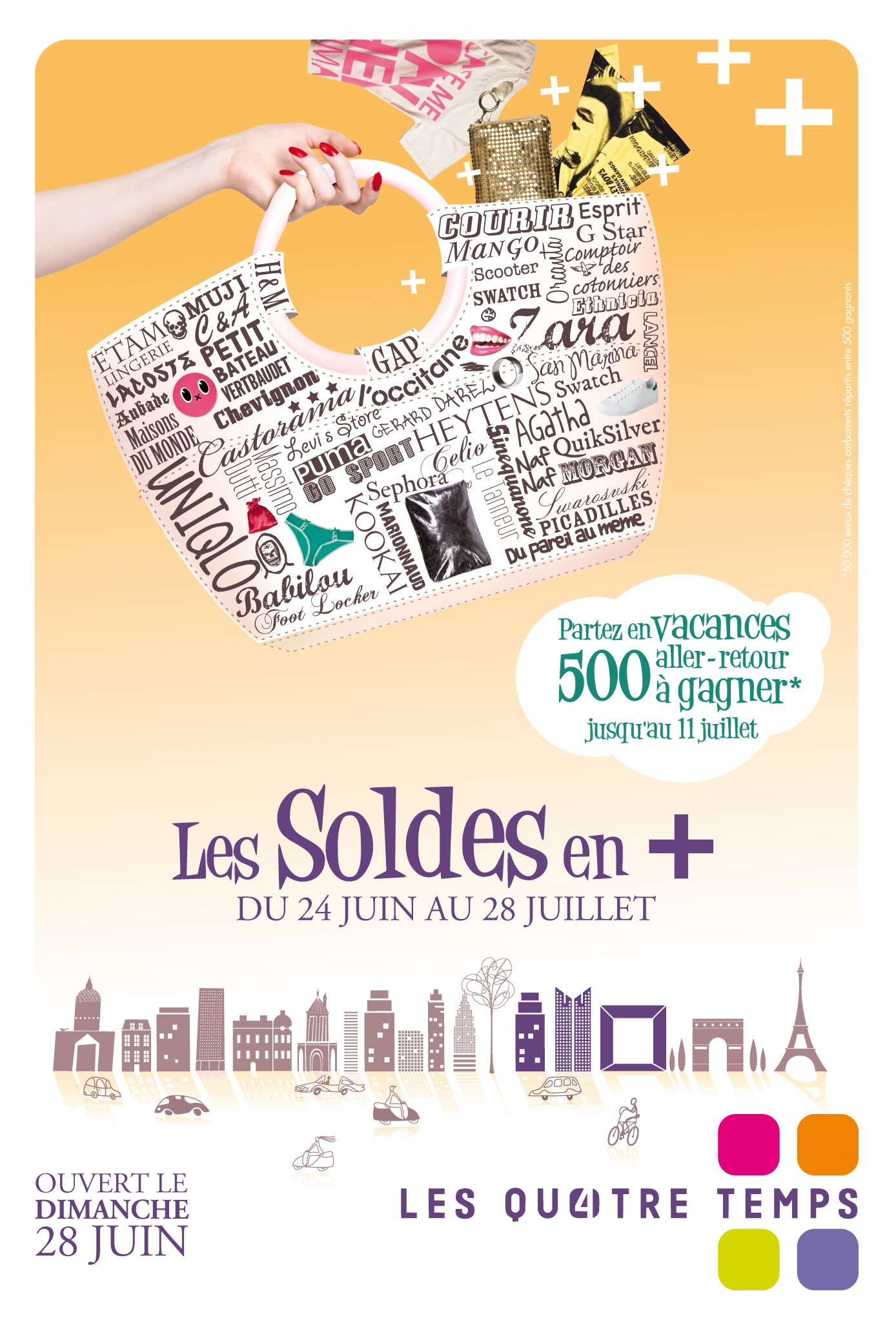 Soldes d’été 2009 aux Quatre Temps
