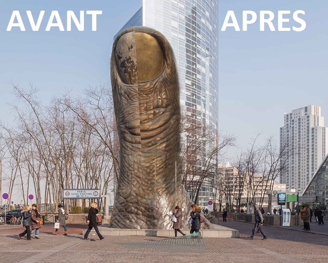 Le pouce de César a retrouvé toute sa splendeur Defense92.fr Le pouce de César a retrouvé toute sa splendeur Defense92.fr