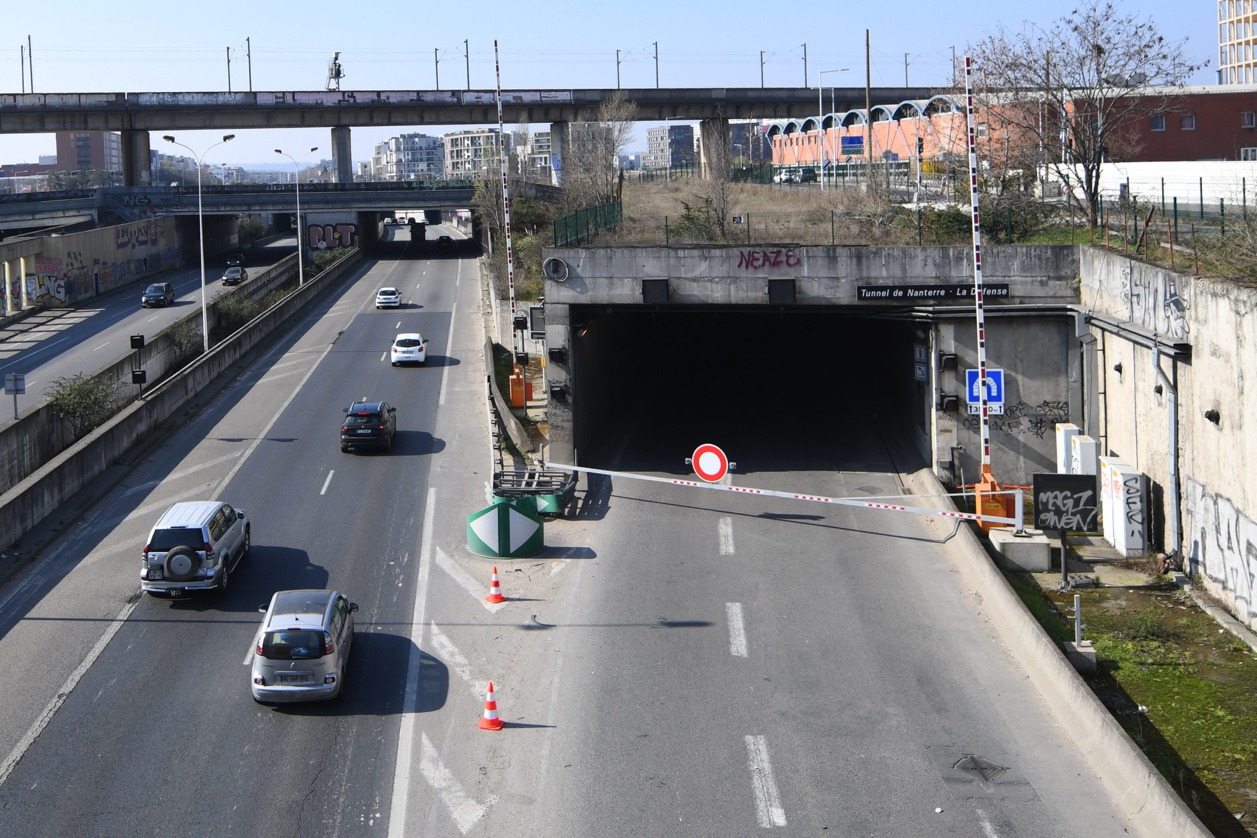 Le tunnel de Nanterre La Défense va rester partiellement fermé jusqu