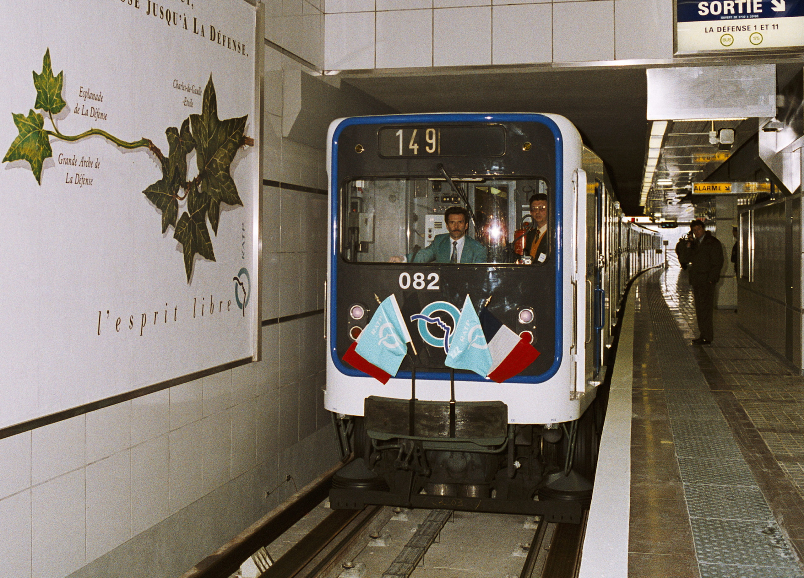 Il y a trente ans la ligne 1 du métro atteignait La Défense Defense92.fr