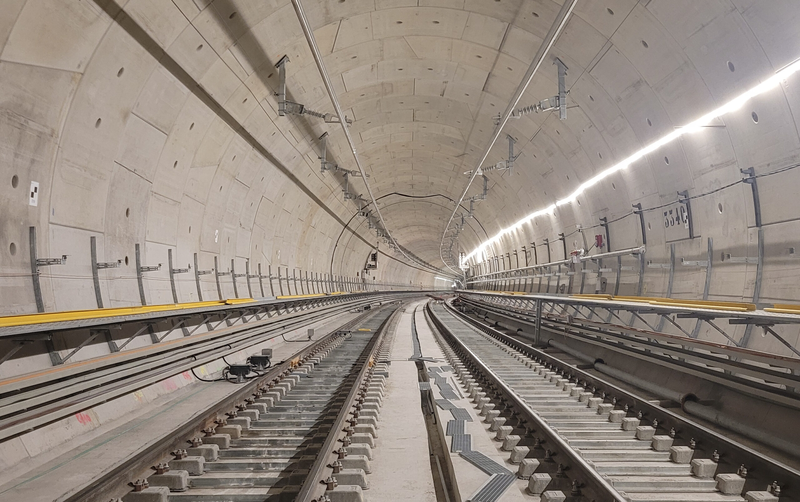 Chantier Eole le nouveau tunnel entre Haussmann SaintLazare et