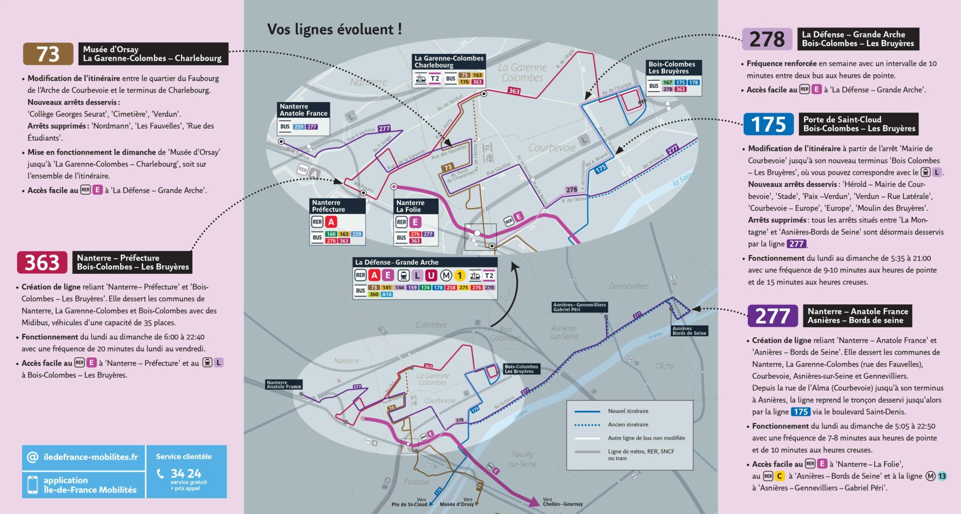 L’arrivée d’Eole à La Défense fait évoluer le réseau de bus avec la ...