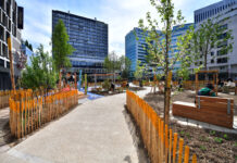 Cet ancien parking de Courbevoie est devenu un square végétalisé