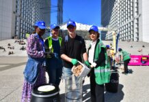 Plus de 30 000 mégots ramassés à La Défense pour le World Clean Up Day 2025