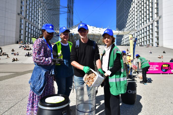 Plus de 30 000 mégots ont été ramassés à La Défense pour le World Clean Up Day 2025 - Defense-92.fr