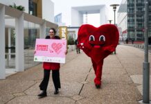 Le cœur de La Défense bat pour la Saint-Valentin