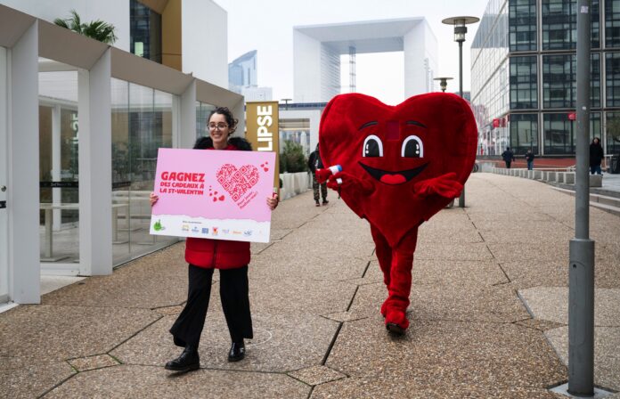 Paris La Défense célèbre les amoureux avec animations et surprises pour la Saint-Valentin - Paris La Défense
