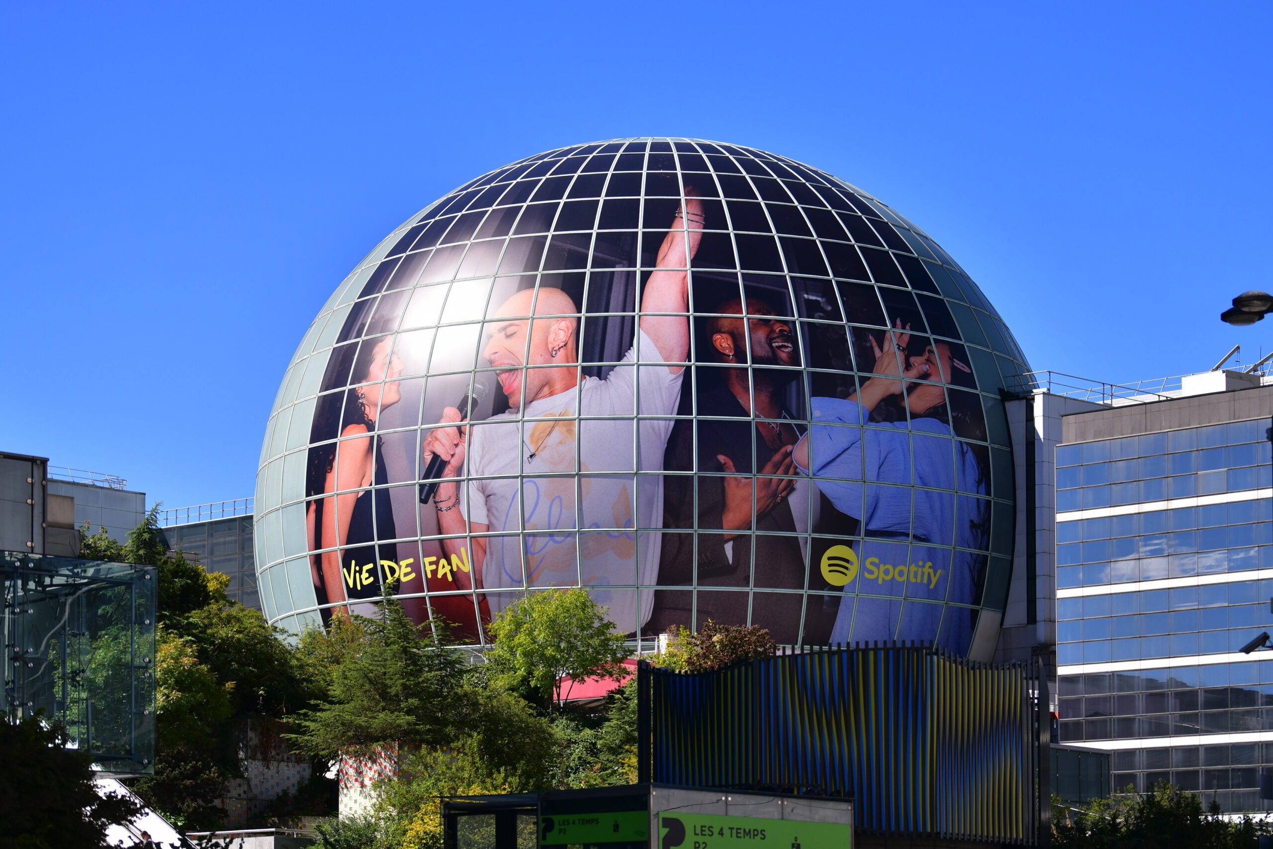 Spotify s’invite sur le Dôme du Westfield Les 4 Temps