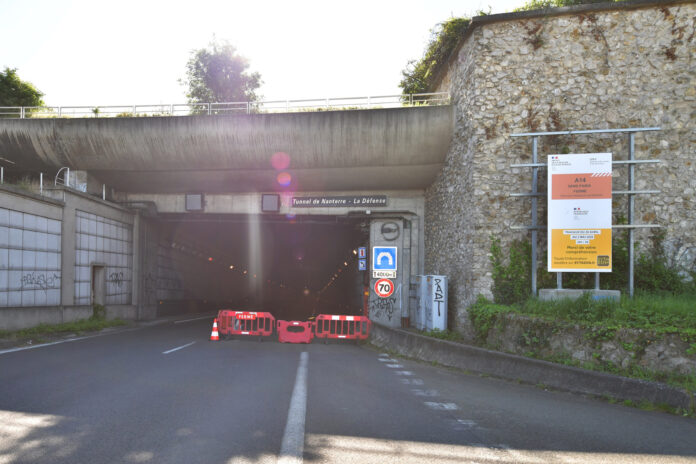 Le tunnel de Nanterre - La Défense sera partiellement fermé à la circulation du 18 au 30 octobre - Defense-92.fr